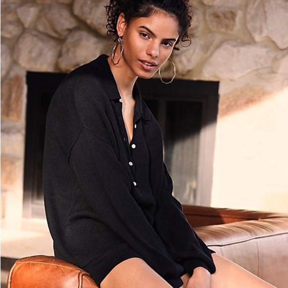 Free people picnic romper black - Picture 2 of 6